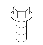 PAF008124 - Cooling System: Water Pipe Bolt for Porsche: 718 Boxster, 718 Cayman, 718 Spyder, 911, Cayenne, Macan, Panamera Image