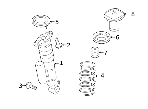 Shocks & Components for 2009 Volvo V70 #0