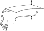 E6WY6640110A - Body: Trunk Lid for Ford Image