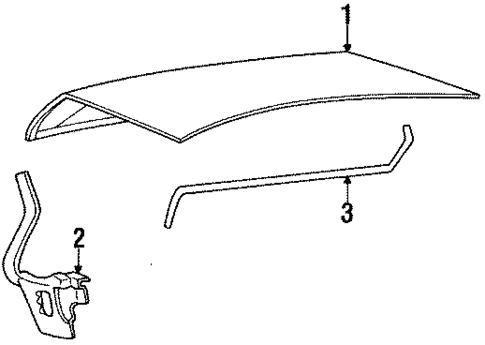 Trunk Lid for 1986 Mercury Cougar #0