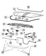 68142655AC - Body Sheet Metal Except Doors: Hood To Cowl Weatherstrip for Dodge: Dart Image