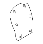 876901BA0D - Body: Rear Panel for INFINITI: EX35 Image