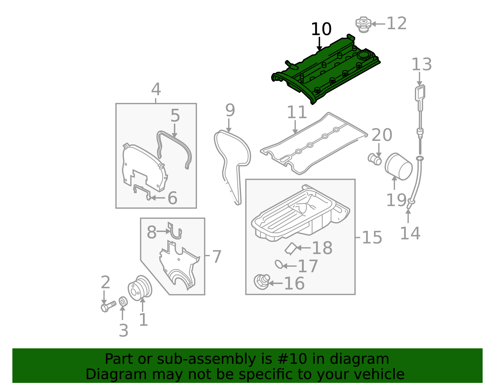 Camshaft Cover 25192242 GM | GMPartsDirect.com