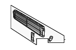 2Q0122323A - Cooling System: Radiator Shutter Assembly for Audi: A3, A3 Quattro Image