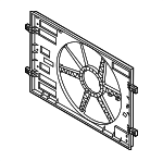 5WA121205 - Cooling System: Fan Shroud for Audi: A3, A3 Quattro Image