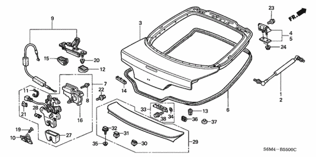 Tailgate for 2002 Acura RSX #0