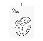 42200TF0Z51 - : 2007-2014 Honda Bearing Assembly Rear Hub Unit for Honda: Fit, Insight Image