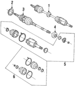 443812371 - Suspension: Cv Joint Boot Kit for Toyota Image