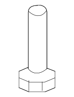9015960582 - Body: Bumper Cover Screw for Lexus: GX470 Image