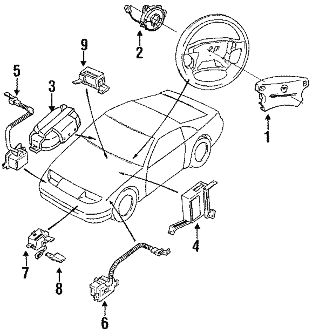 1991-1992 Nissan 300ZX Diagnostic Module B8555-44P00