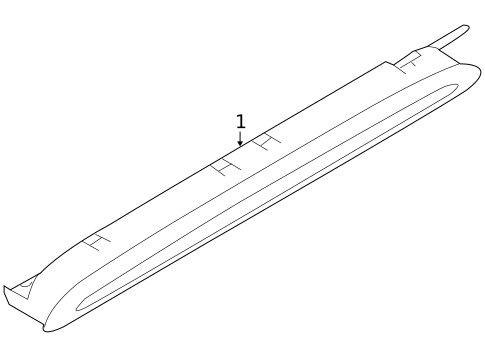 High Mounted Stop Lamp for 2012 Volkswagen GTI #0