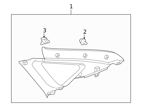 Interior Trim - Quarter Panels for 2005 Toyota Prius #0