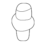 215070Z000 - Cooling System: Radiator Assembly Mount Cushion for Nissan: Altima Image