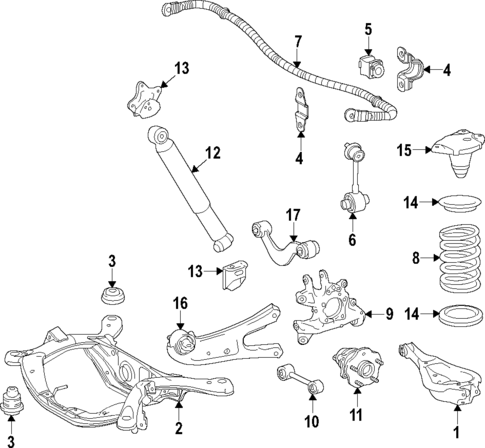 Rear Suspension for 2025 Toyota Sienna #0