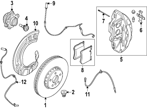 Front Brakes for 2025 BMW X3 #0