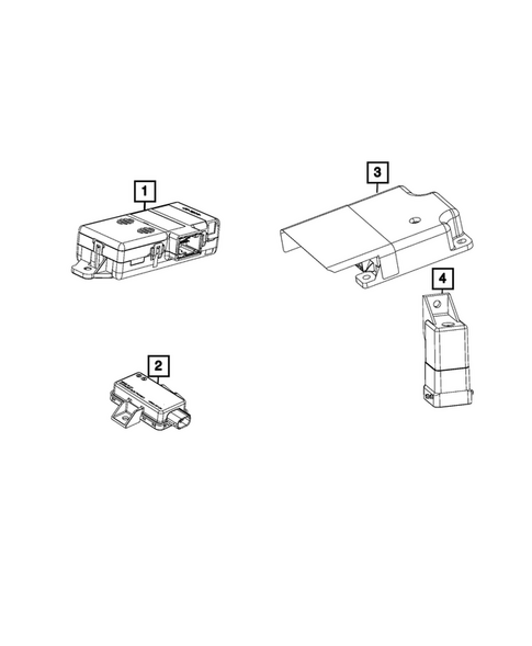 Keys, Modules and Engine Controllers for 2015 Ram ProMaster 2500 #4