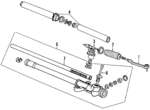 53540SS0003 - Steering: Outer Tie Rod for Honda: Prelude Image