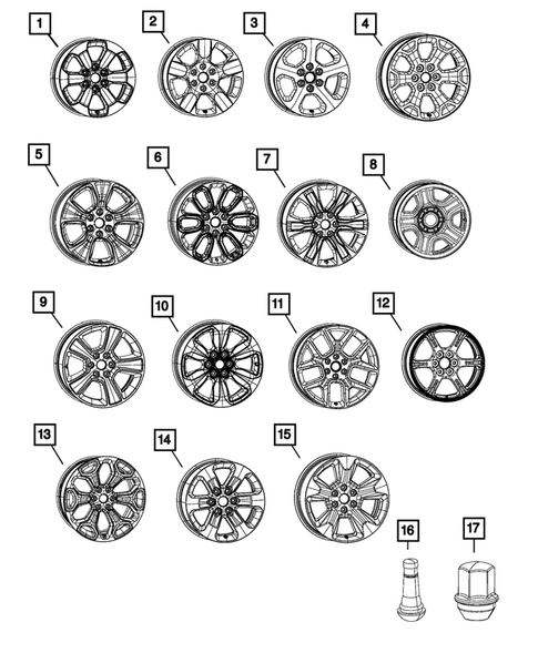 Wheels, Tires and Hardware for 2019 Ram 1500 #0