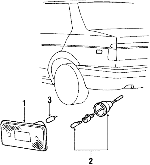 Side Marker Lamps for 1992 Volkswagen Fox #0