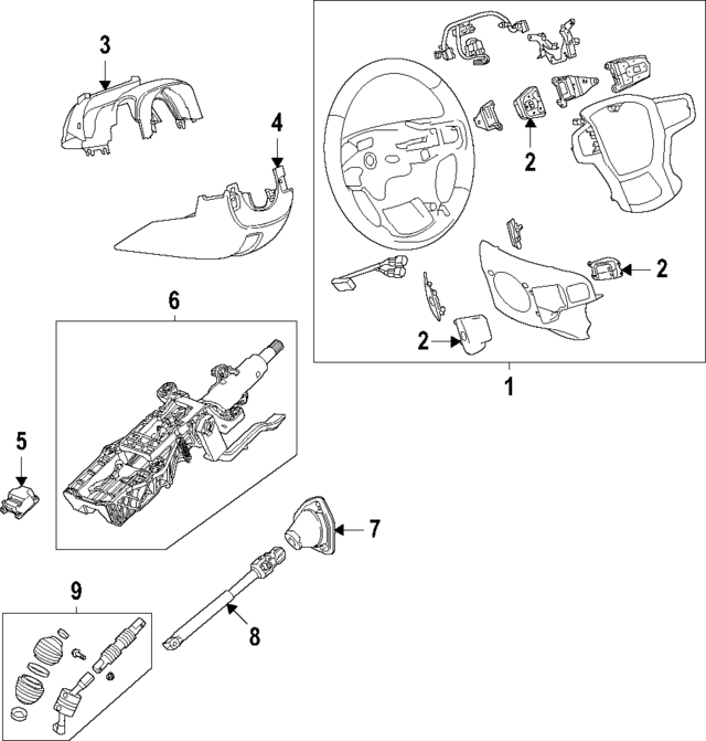 85528999 - : Steering Wheel for GM Image