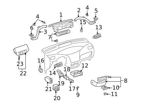Mirrors for 2001 Toyota Prius #0