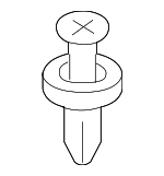 EA0150037 - Body: Grille Assembly Rivet for Mazda: 2, 3, 5, 6, CX-3, CX-30, CX-5, CX-7, CX-9, MX-3, MX-30 EV, MX-5 Miata, RX-8 Image