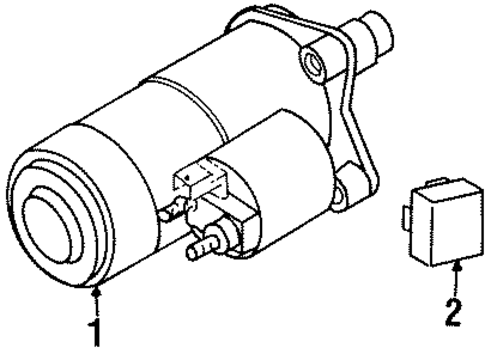 Starter for 1995 Chrysler Cirrus #0