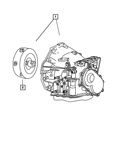 Transaxle Assembly for 2005 Dodge Caravan #0