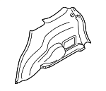 5M6Z7831012BAB - Body: Interior Quarter Panel Trim Panel for Ford: Escape Image