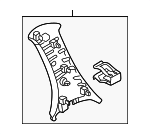 5L8Z7831004BAB - Body: Upper Trim Panel for Ford: Escape | Mercury: Mariner Image