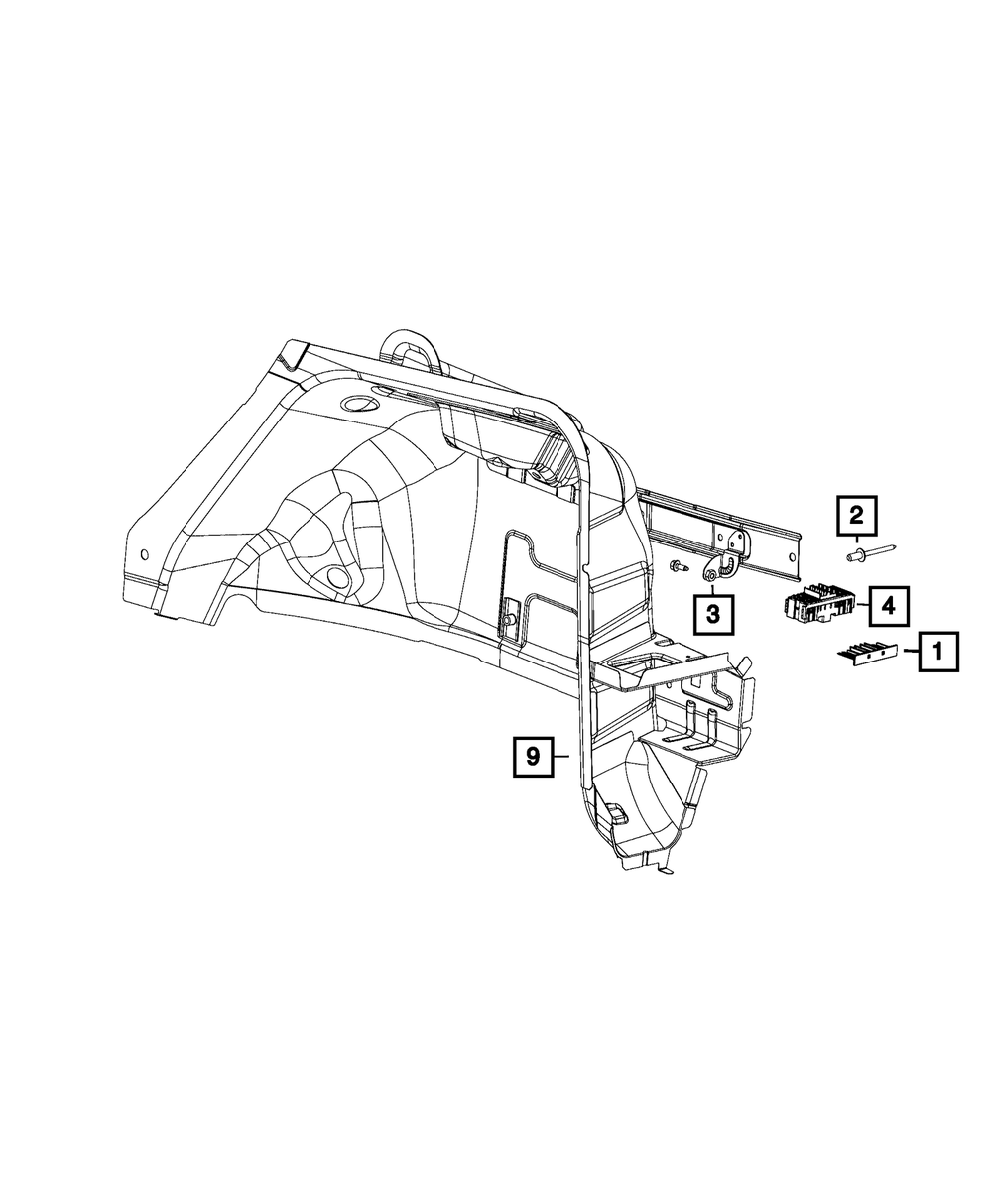 Junction Block Bracket - Mopar (68201980AA)
