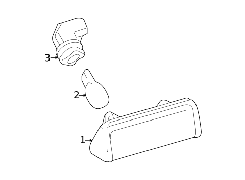 License Lamps for 2010 Toyota Yaris #1