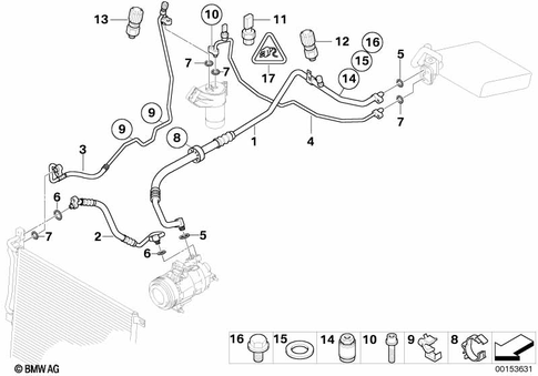 Coolant Lines, Drying Container for 2005 BMW Z4 M3.2 #0