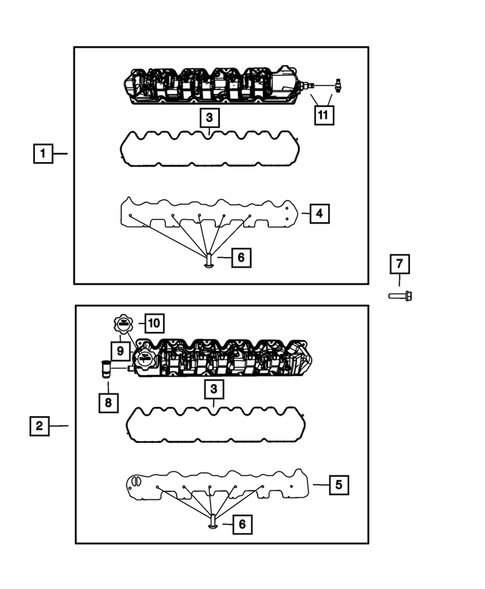 Cylinder Head for 2009 Dodge Viper #1