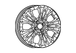 5LS02RNWAB - Suspension: Wheel, Alloy for Fiat: 500 Image
