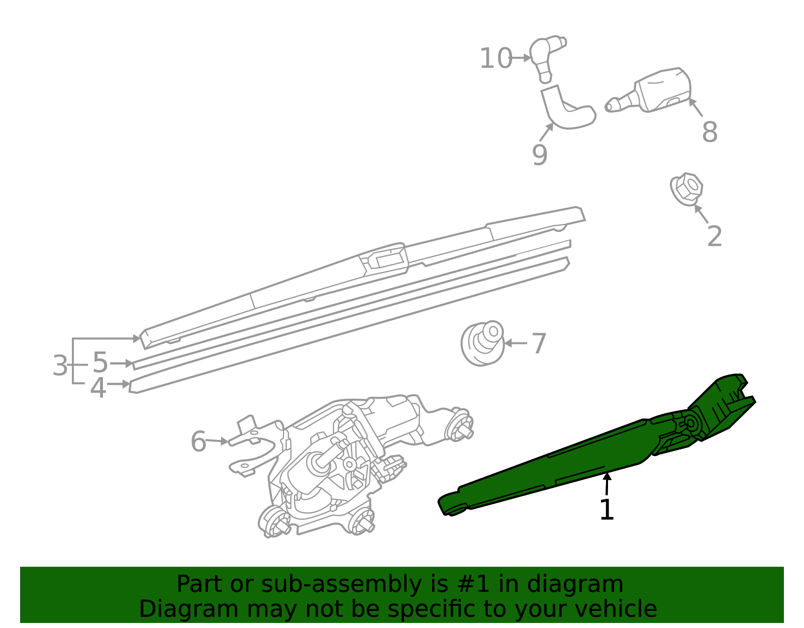 KEME-67-421 - Wiper Arm - 2024-2025 Mazda | Mazda Swag