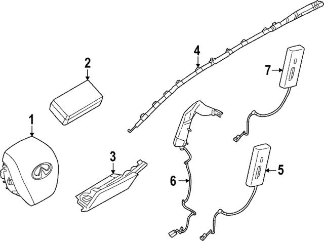 985106SA8B - Electrical: Driver Air Bag for INFINITI: QX60 Image