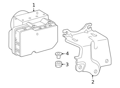 ABS Components for 2012 Toyota RAV4 #0