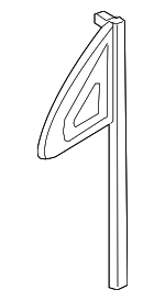 4M0845113C - : Vent Window Assembly for Audi: Q7, SQ7 Image