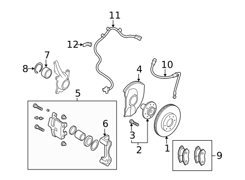 Anti-Lock Brakes for 2007 Mitsubishi Outlander #1