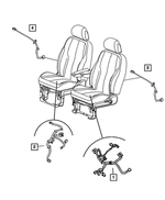 5175744AA - Electrical: Power Seat Wiring, Drivers Side for Mopar Image