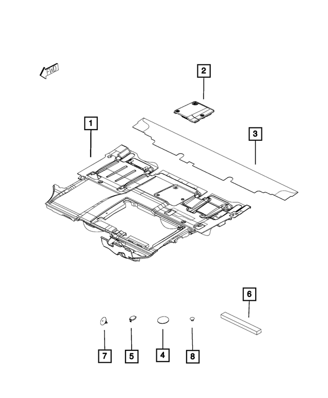 68134670AA - Interior Trim: Body Plug for Mopar Image