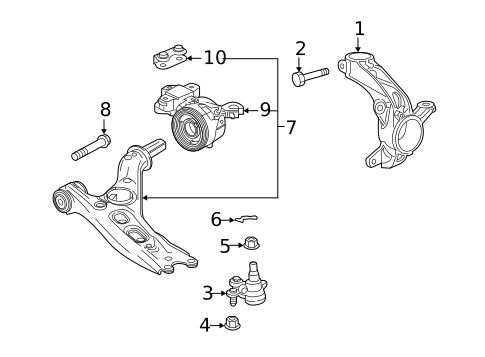 Suspension Components for 2020 Honda CR-V #1