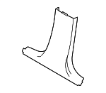 51437305523 - Body: Lower Center Pillar Trim for BMW: 328i GT xDrive, 330i GT xDrive, 335i GT xDrive, 340i GT xDrive Image