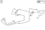 2014660781 - Steering: Hose for Mercedes-Benz Image