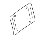8101711 - Body: License Bracket for Mercedes-Benz Image