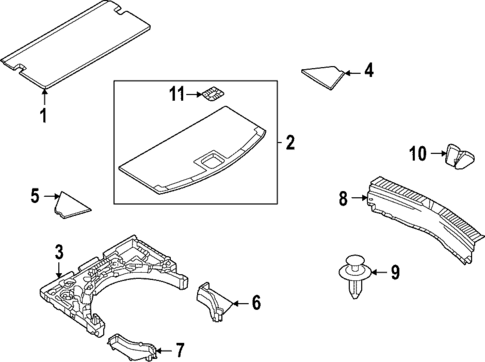 Interior Trim - Rear Body for 2023 Mazda CX-5 #0