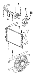 1511129 - Cooling System: ACDelcoâ„¢ Cover for GM Image