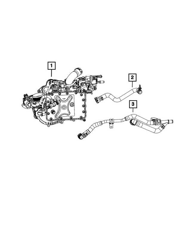 « 68475638AA –  : Radiateur D'air De Suralimentation Flexible pour Mopar Image »