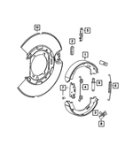 5290853AB - Brakes: Shim for Mopar Image